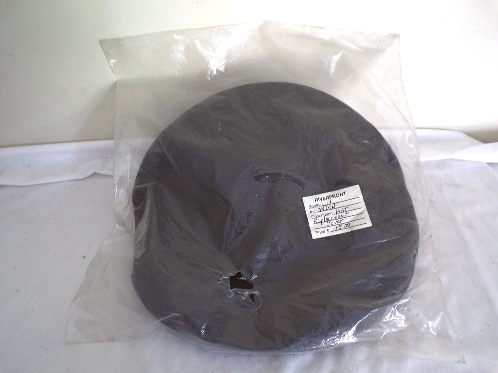 US Military Crown Service Cap Wool Serge Green 6 7/8 by Sam Bonk Uniform Cap Co