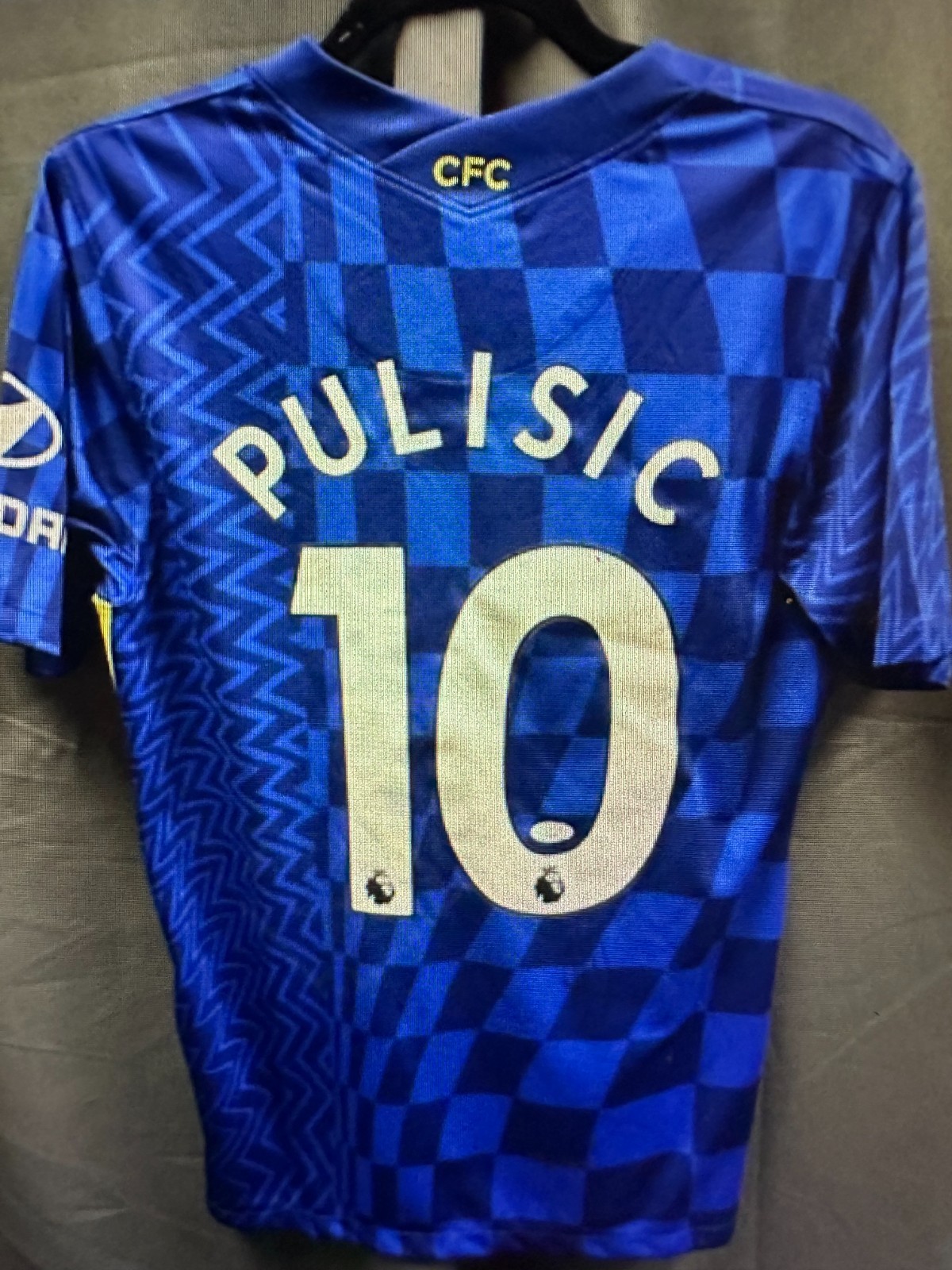 Christian Pulisic Signed Chelsea Jersey Nike JSA Sticker AUTO
