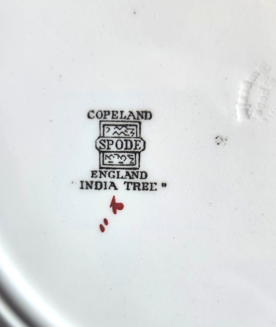 Spode Copeland “India Tree” Orange Rust – England – Replacement China – You Pick