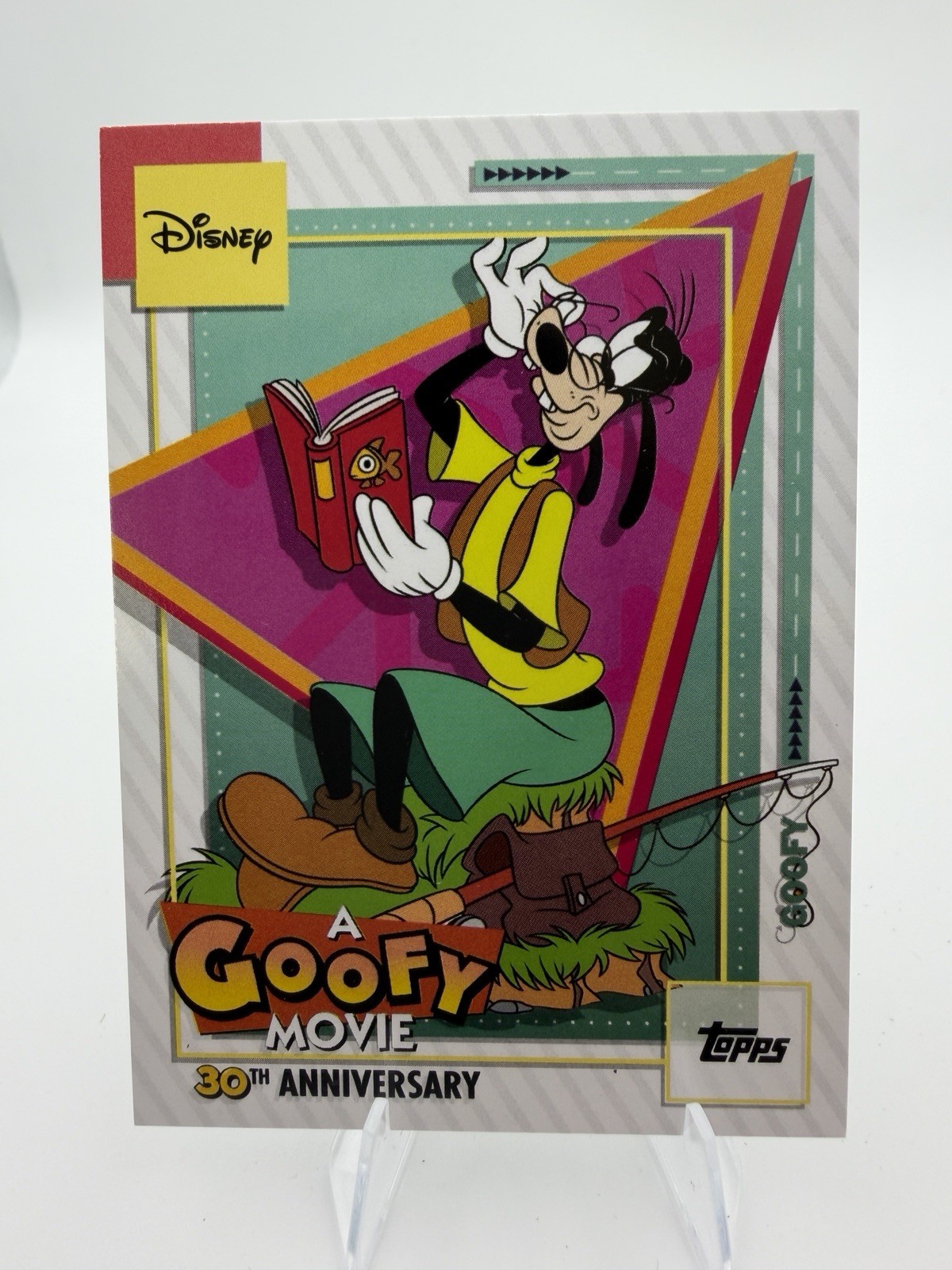 2026 Topps Disney Neon GOOFY A GOOFY MOVIE 30th Anniversary Insert #AGM-1