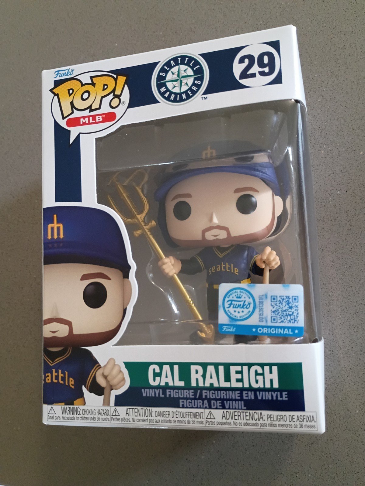 NEW 2026 Cal Raleigh Trident Seattle Mariners Funko Pop 6/29 T-Mobile Park Promo