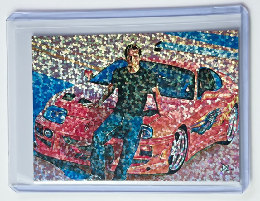 Paul Walker Limited Artist Signed “The Fast And The Furious” Refractor Card 1/1