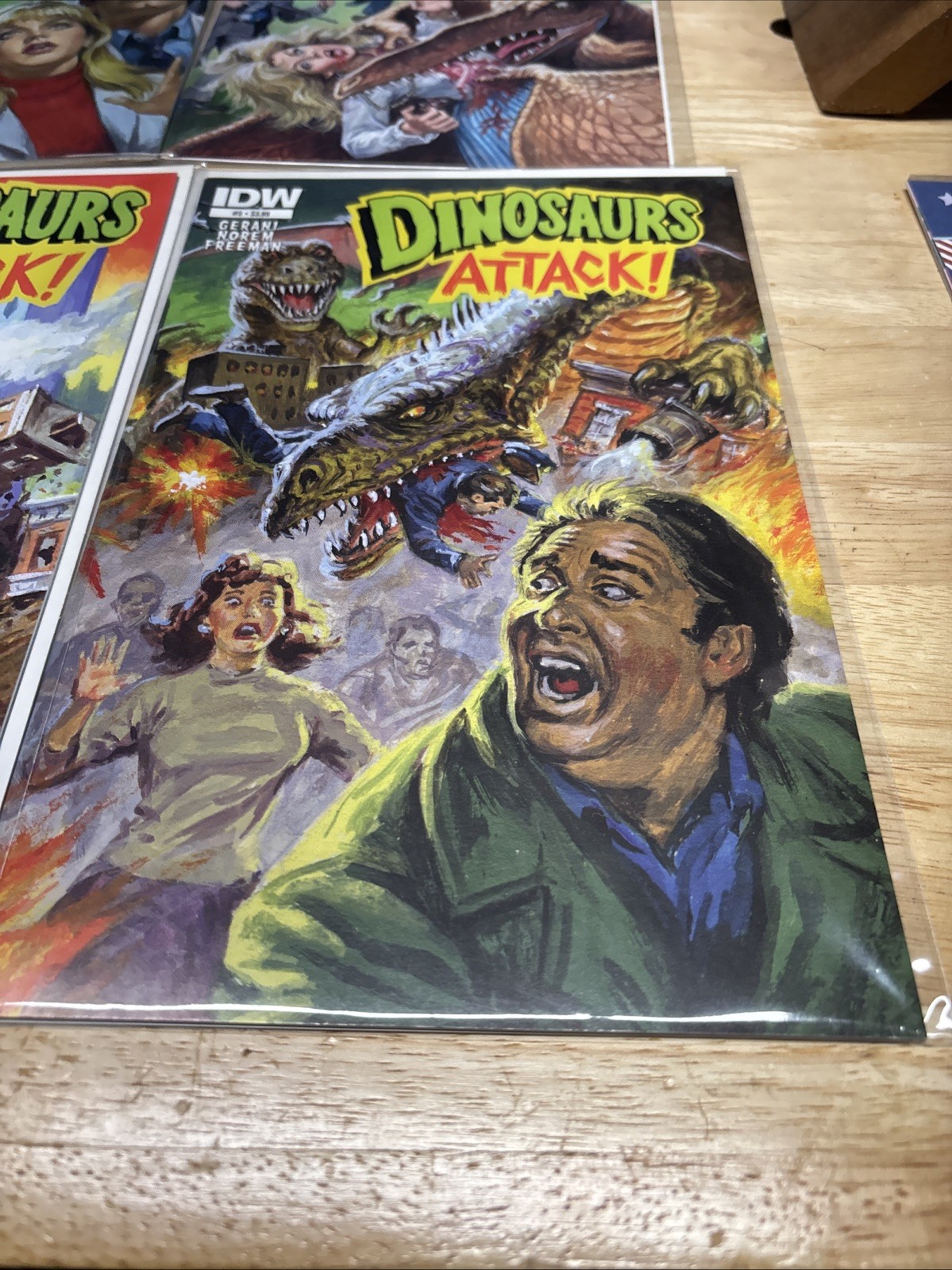 Dinosaurs Attack! Comic Run 1-5 Earl Norem Art 2013 IDW Beauties! Gemini Shipped