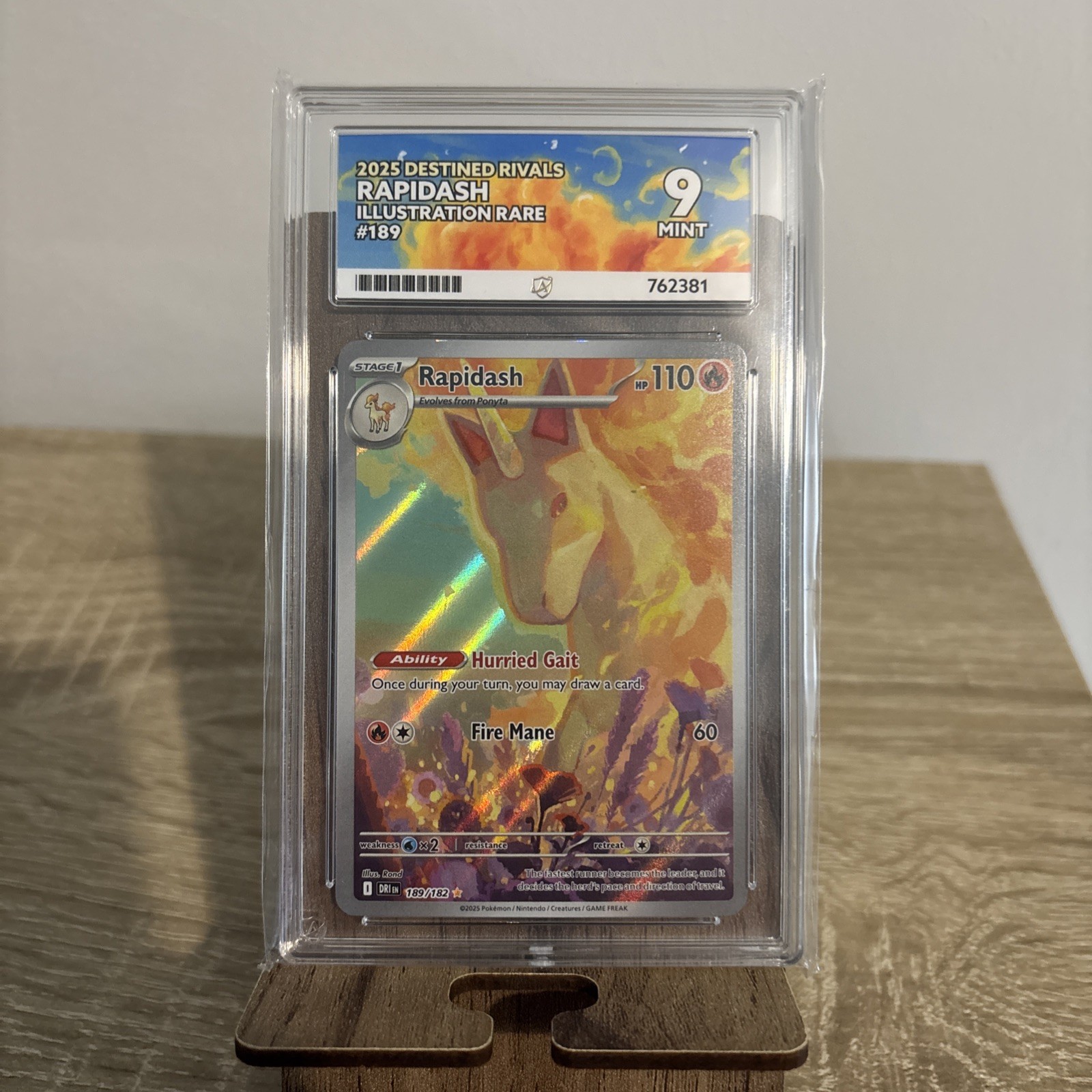ACE 9 – Rapidash – 189/182 – Destined Rivals – Pokemon