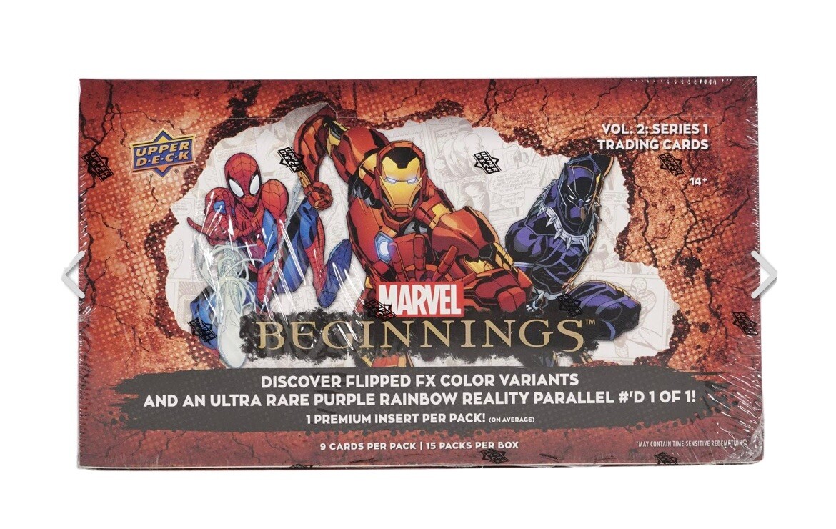 Upper Deck Marvel Beginnings Volume 2 Series 1 Trading Card Box