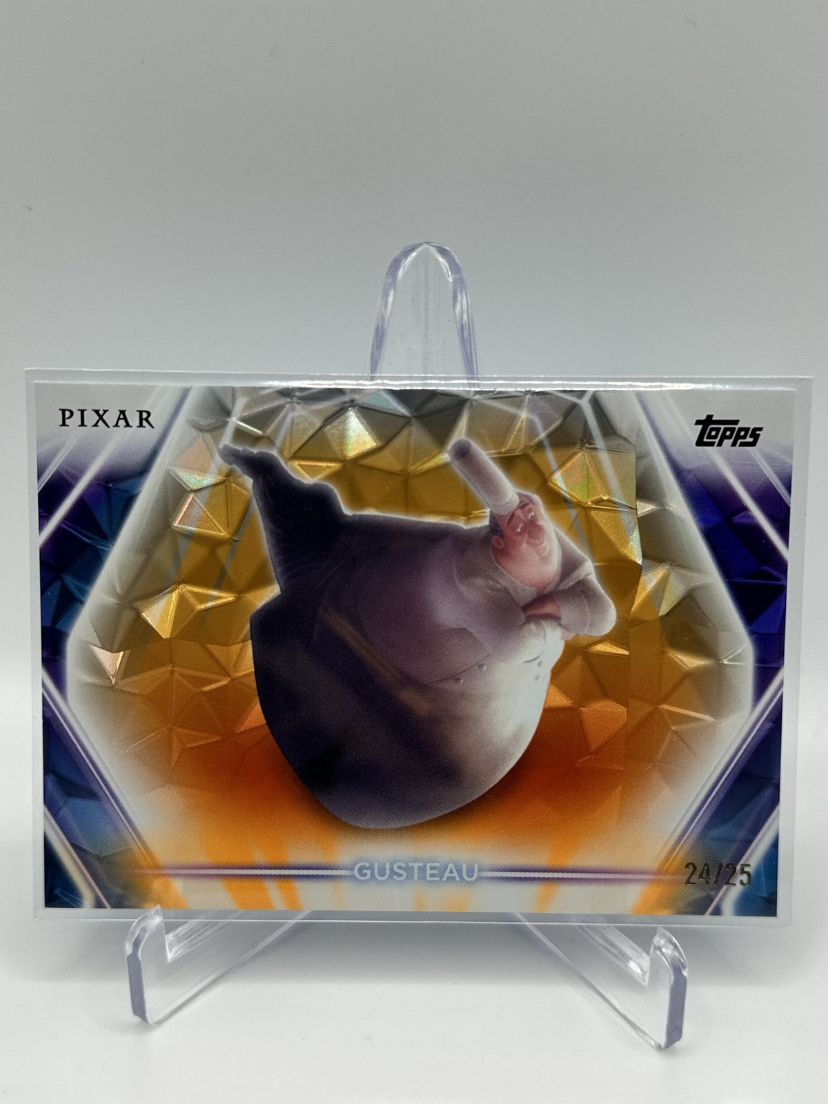 2026 Topps Disney Neon GUSTEAU Orange Diamante /25