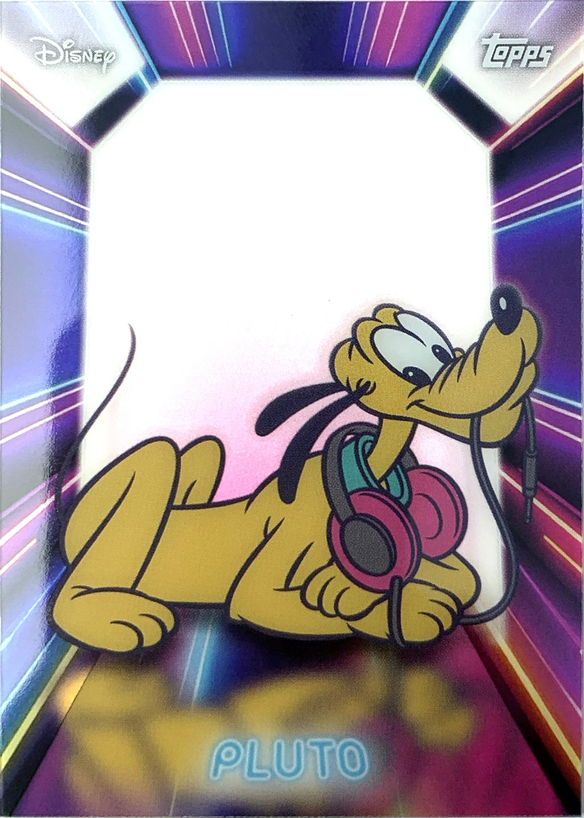Topps Disney Neon – Pluto – Neon Lights – NPL-20 – Topps
