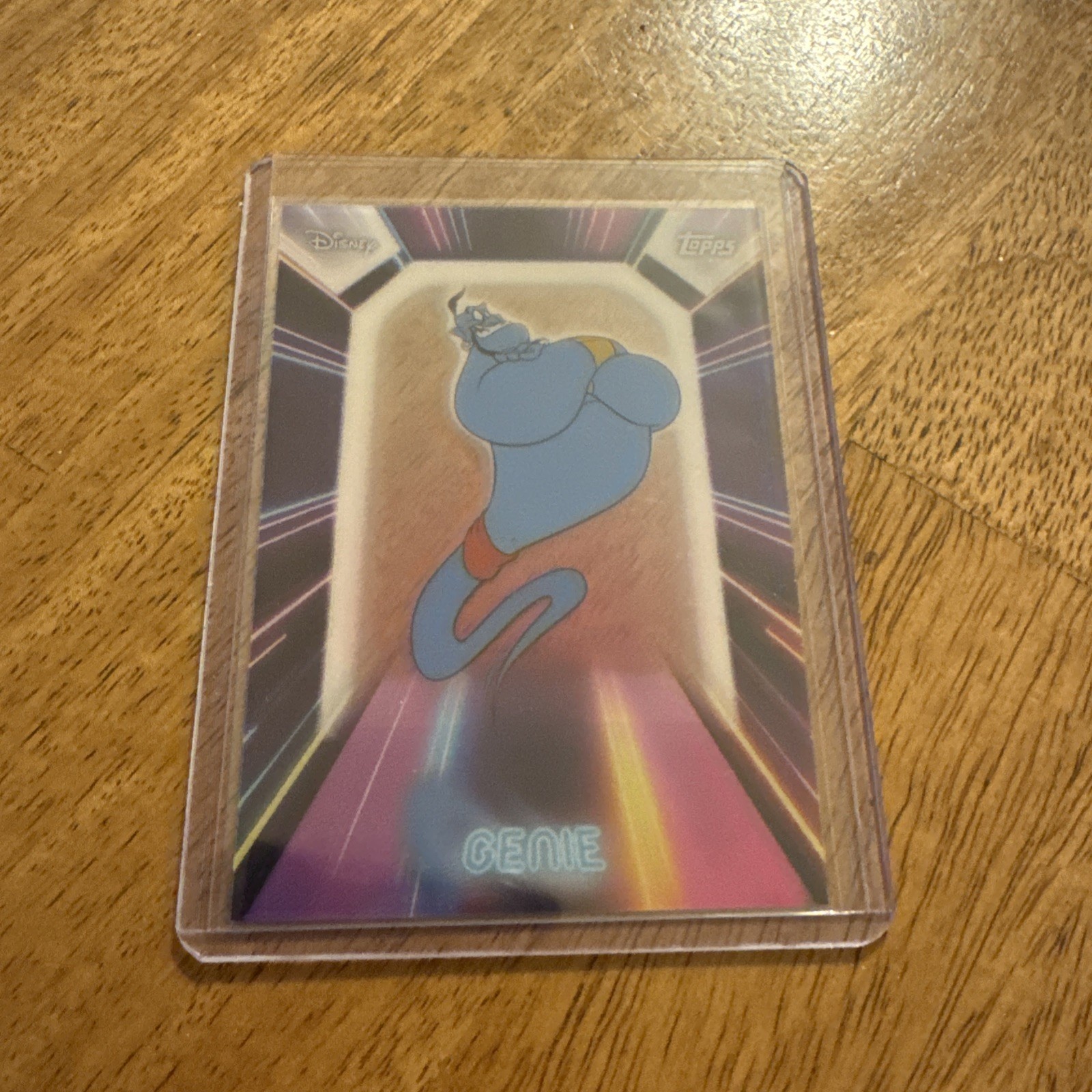 2026 Topps Disney Neon #NPL-9 Genie PETG Lights Acetate