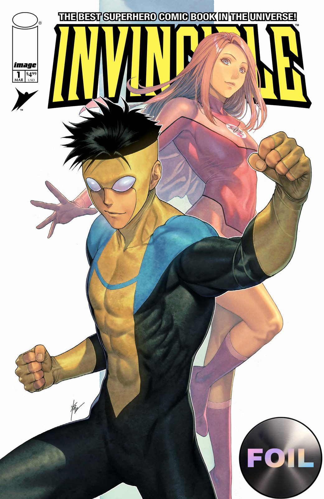 Invincible #1 Foil Edition Facsimile Reprint • Homare Exclusive Variant • NM