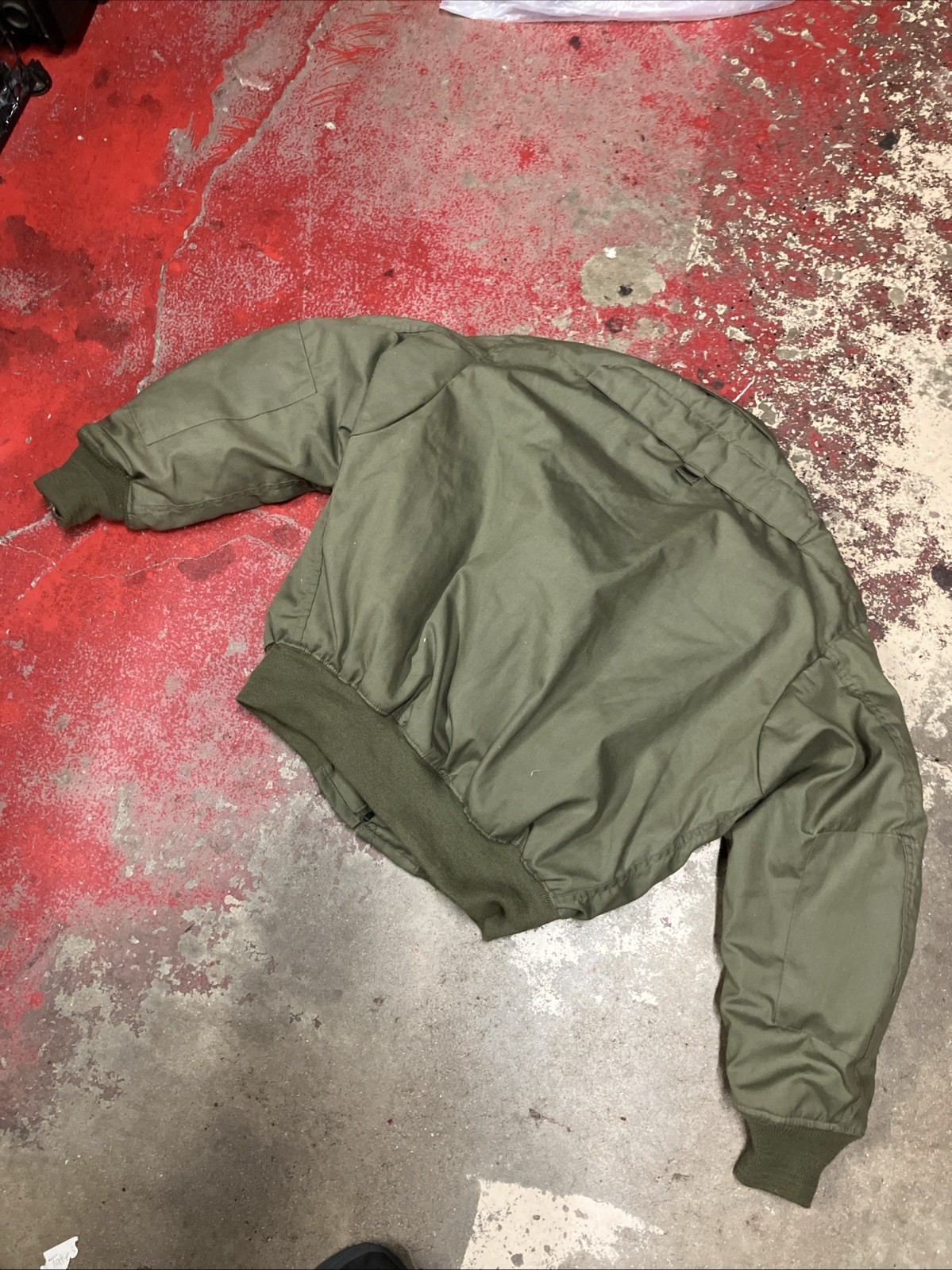 Cold Weather High Temperature Resistant Jacket LARGE SHORT OD Green