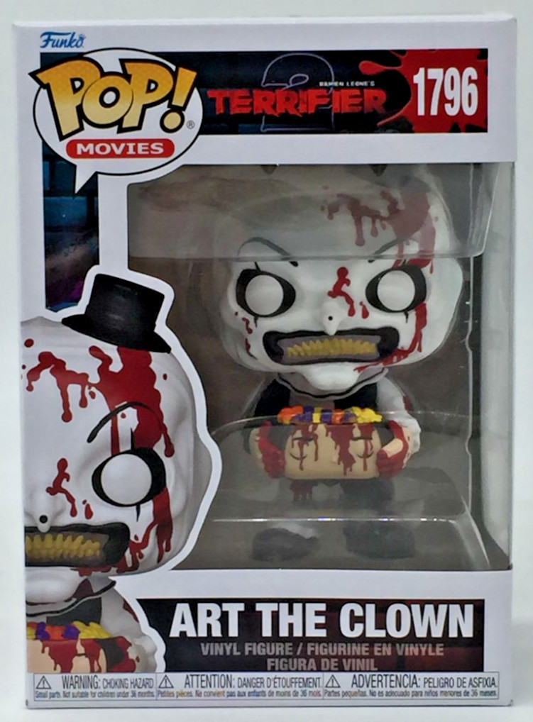 Funko Pop! Movies Art the Clown #1796 Terrifier 2 W/Protector