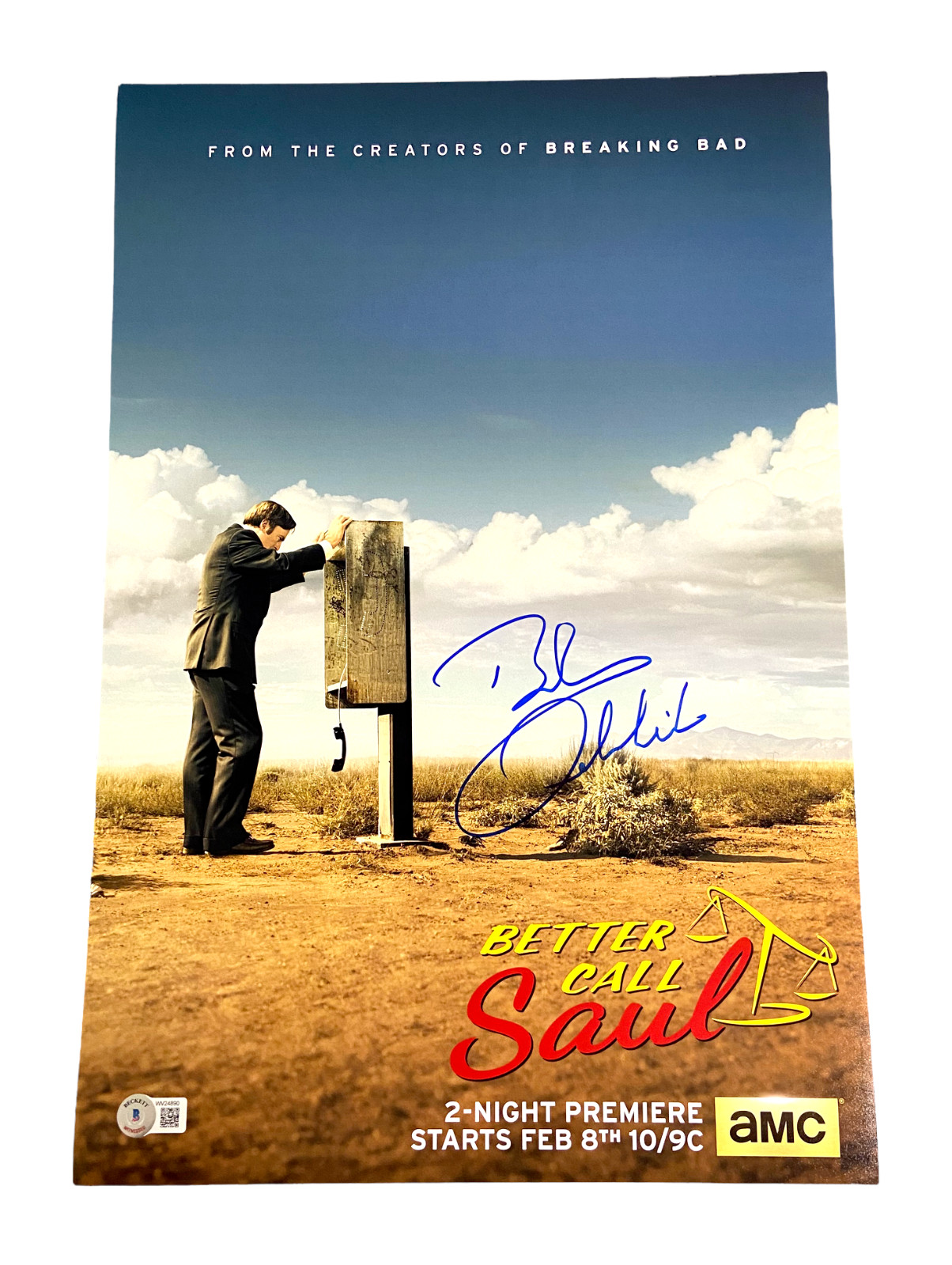 BOB ODENKIRK SIGNED 12×18 PHOTO AUTOGRAPH BETTER CALL SAUL BECKETT BAS