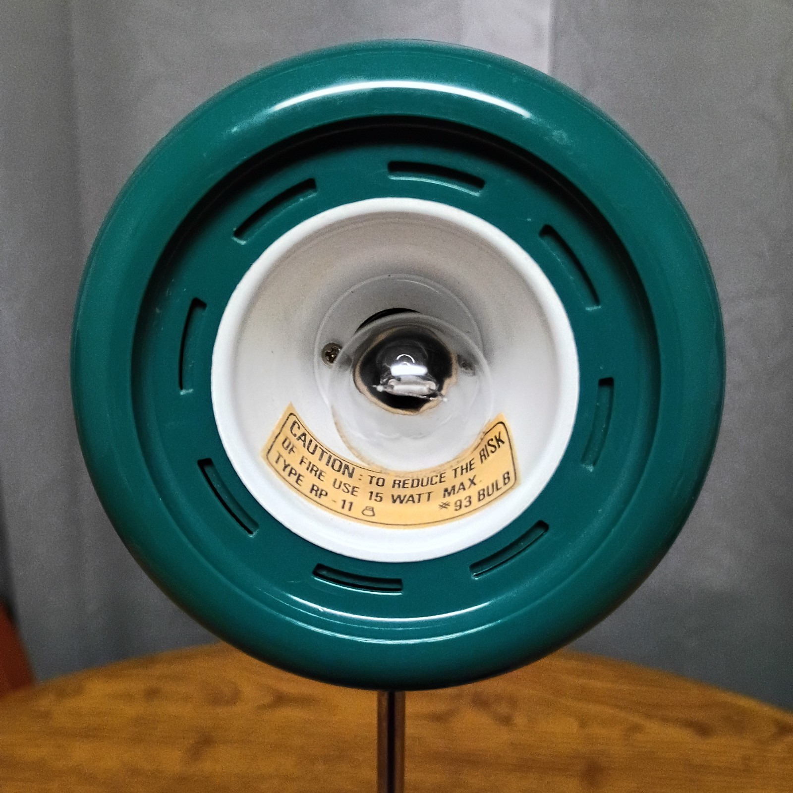 Tensor Model 650 Telescoping Lamp Teal Green Post Modern Eyeball Lamp
