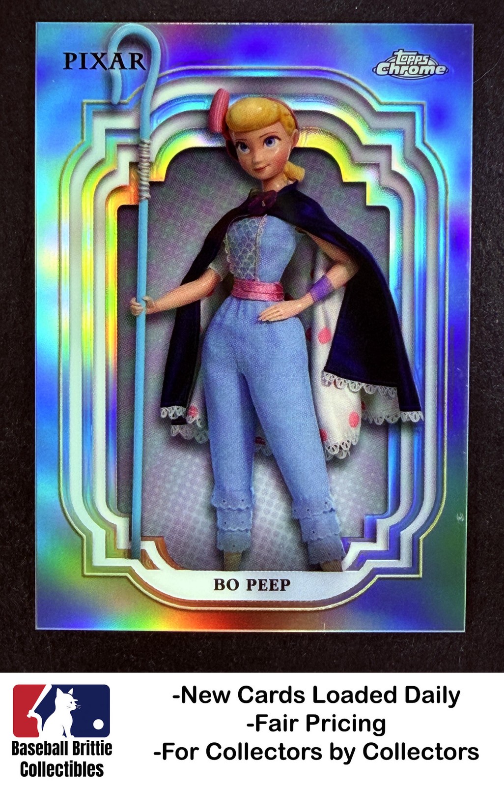 2024 Topps Chrome Disney #76 Bo Peep Refractor Toy Story Pixar