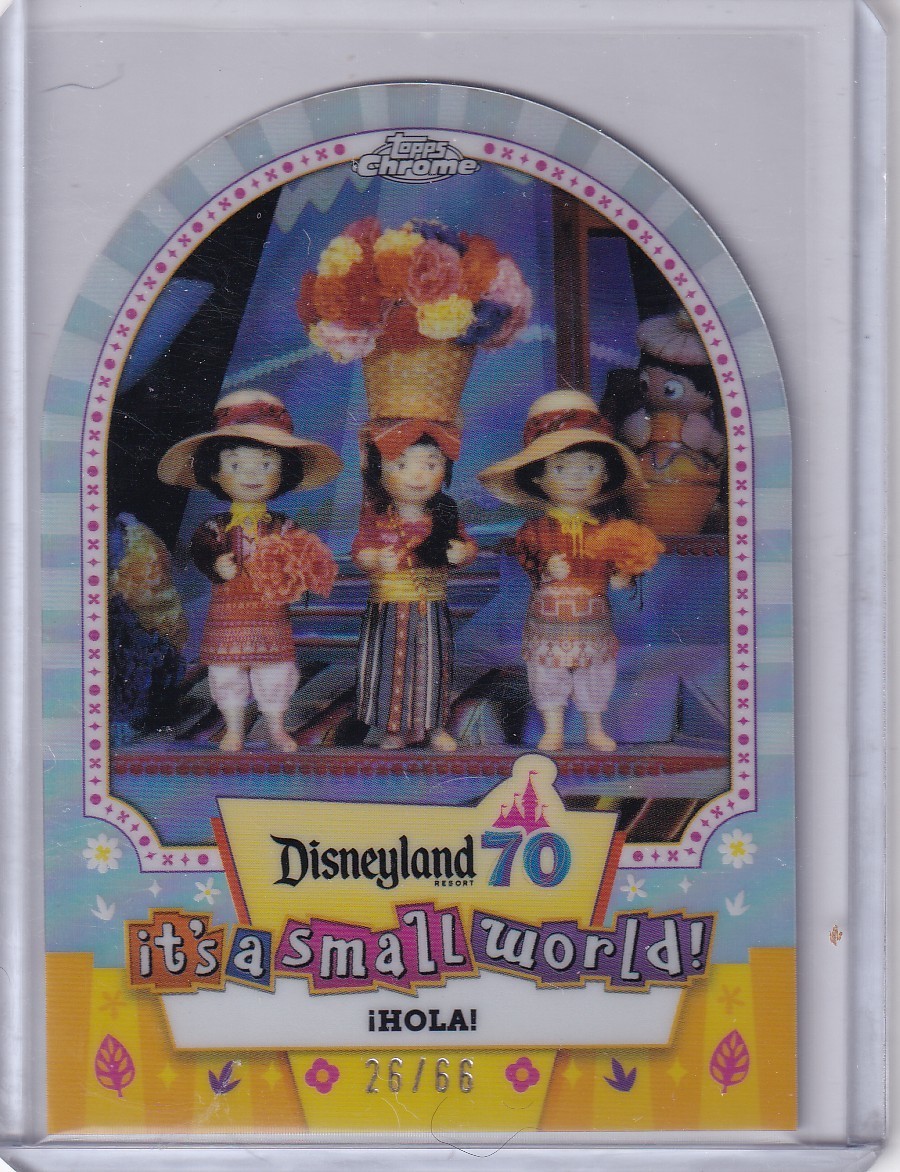 2025 Disneyland 70th Anniversary It’s a Small World Chrome 26/66 ¡Hola!
