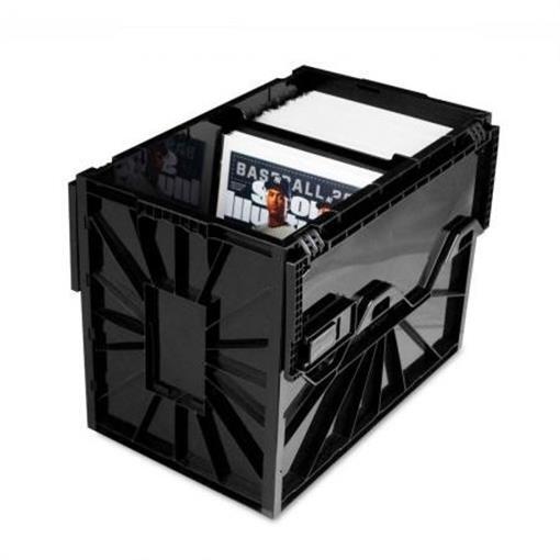BCW Magazine Document Storage Plastic Bin Stackable Box Heavy Duty New