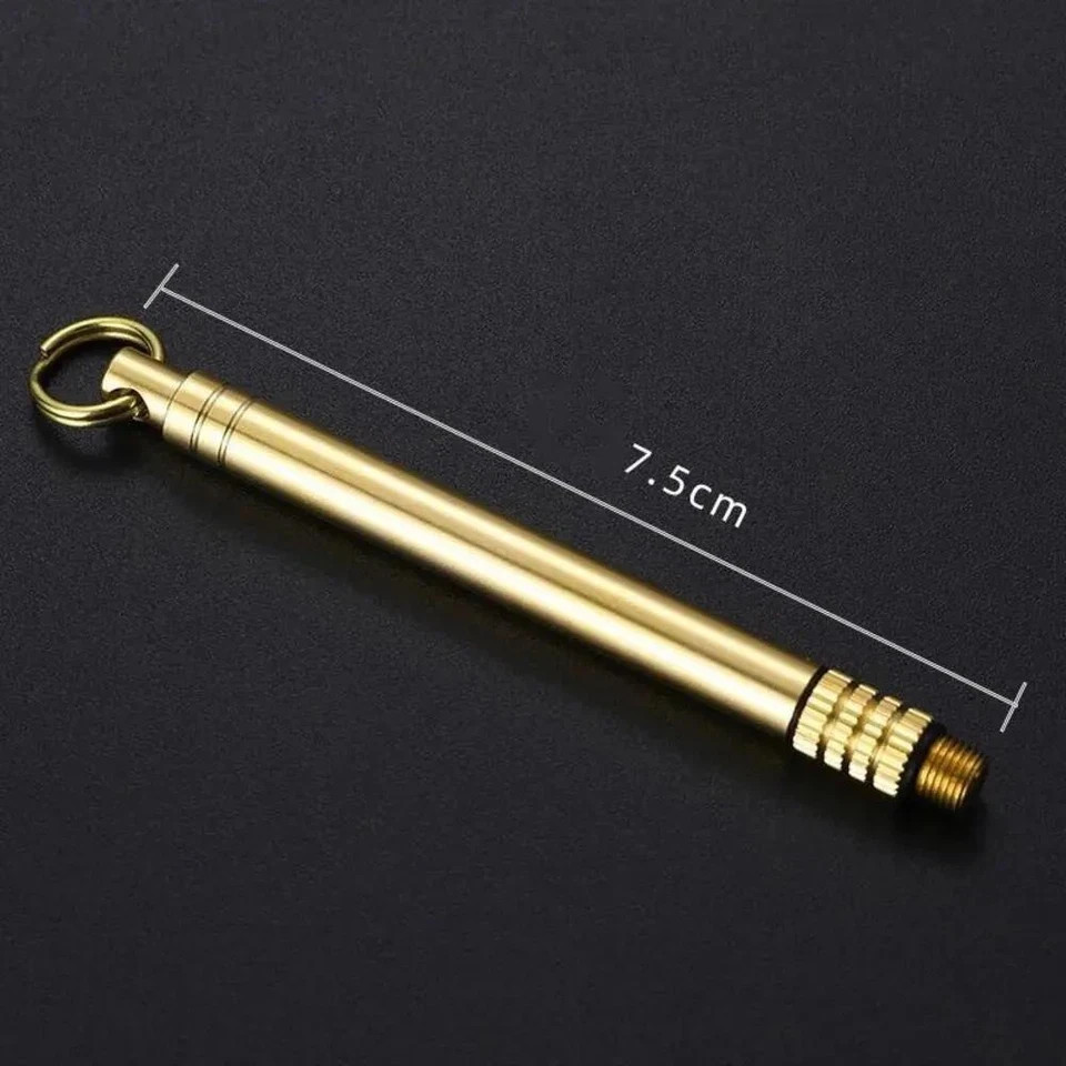 2pc Titanium & Brass Toothpick – Portable, Multifunctional, Stronger Than Dental