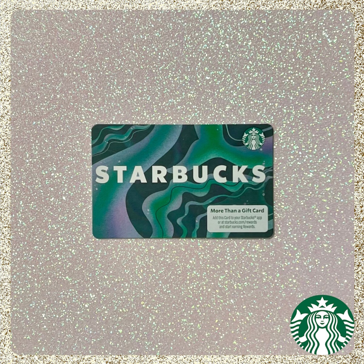 2025 Starbucks Purple & Green Siren Swirl Gift Card MINT CONDITION