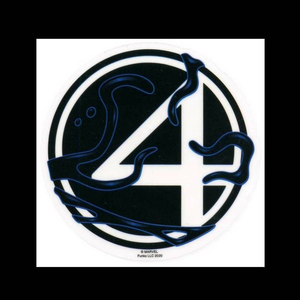 2020 Marvel Venomized Fantastic 4 Logo Gamestop Exclusive 3″ Sticker Decal