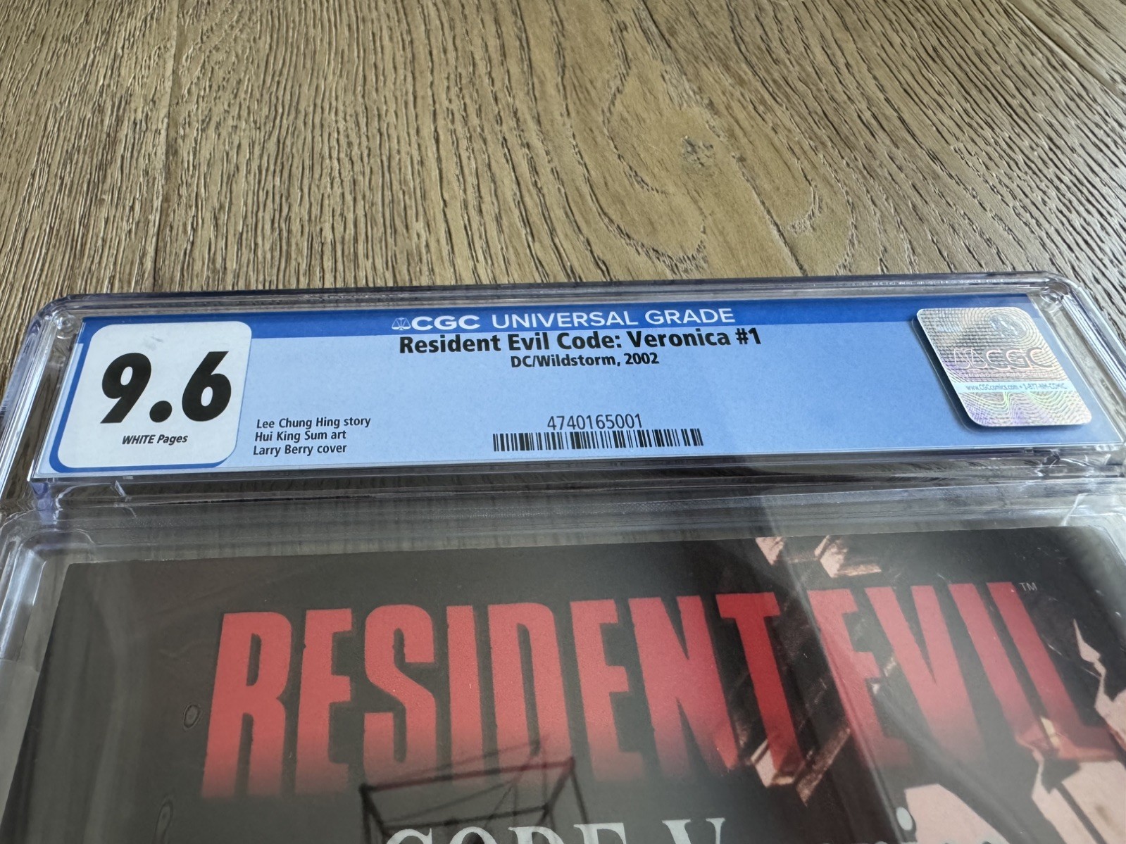 Resident evil Code Veronica CGC 9.6 Graded Comic book # 1 one Wildstorm Pop 1