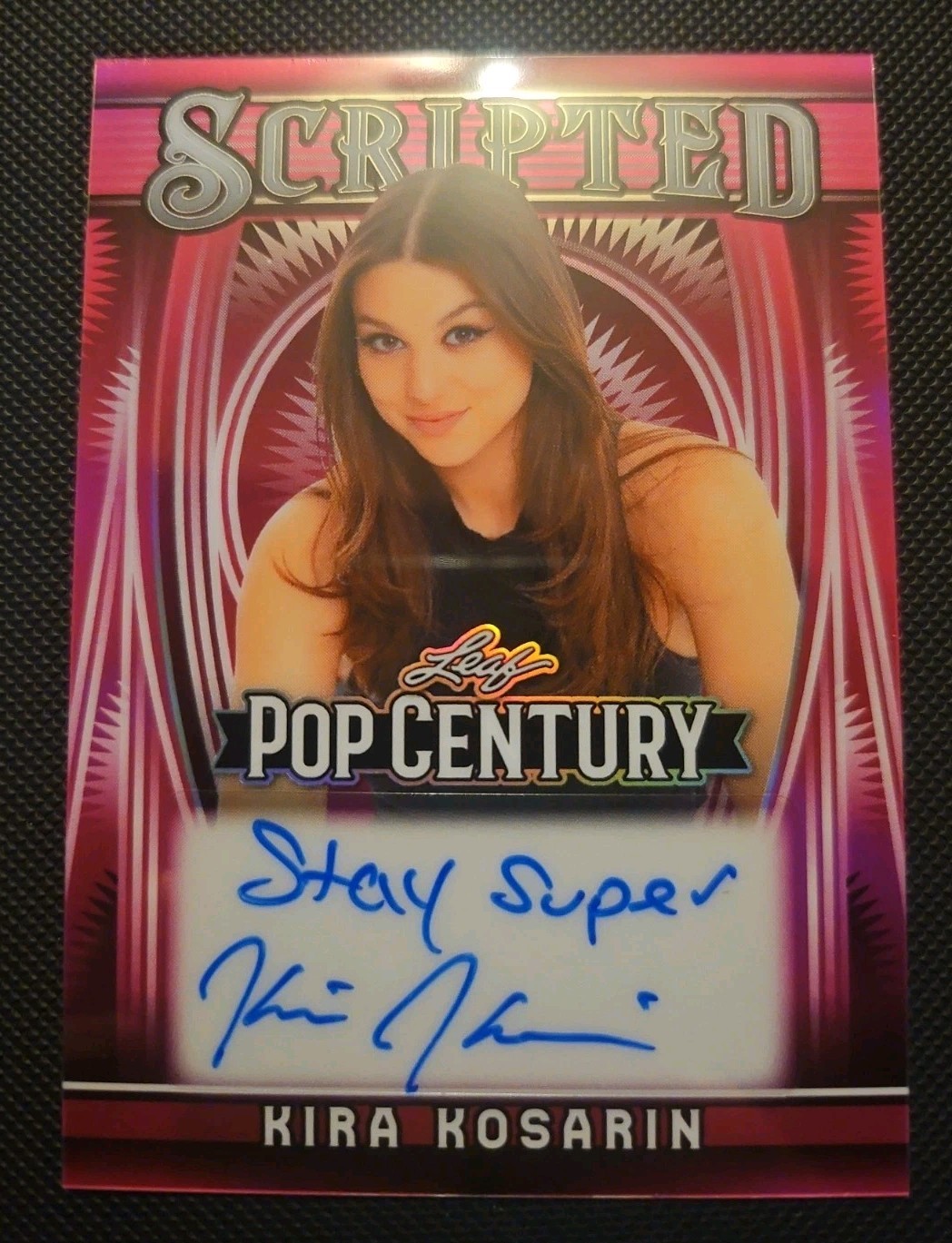 2025 Leaf Pop Century Scripted Auto Thundermans Kira Kosarin 9/15 Autograph