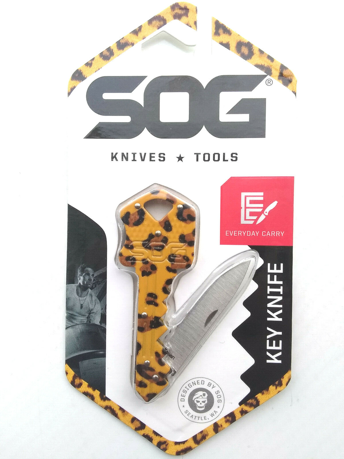 Leopard Cheetah Folding Key Chain Mini Purse Pocket Knife Lockback Blade Womens
