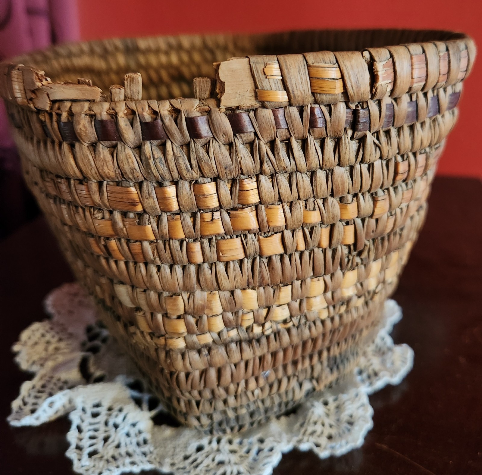 Vintage Jacarilla Apache Basket