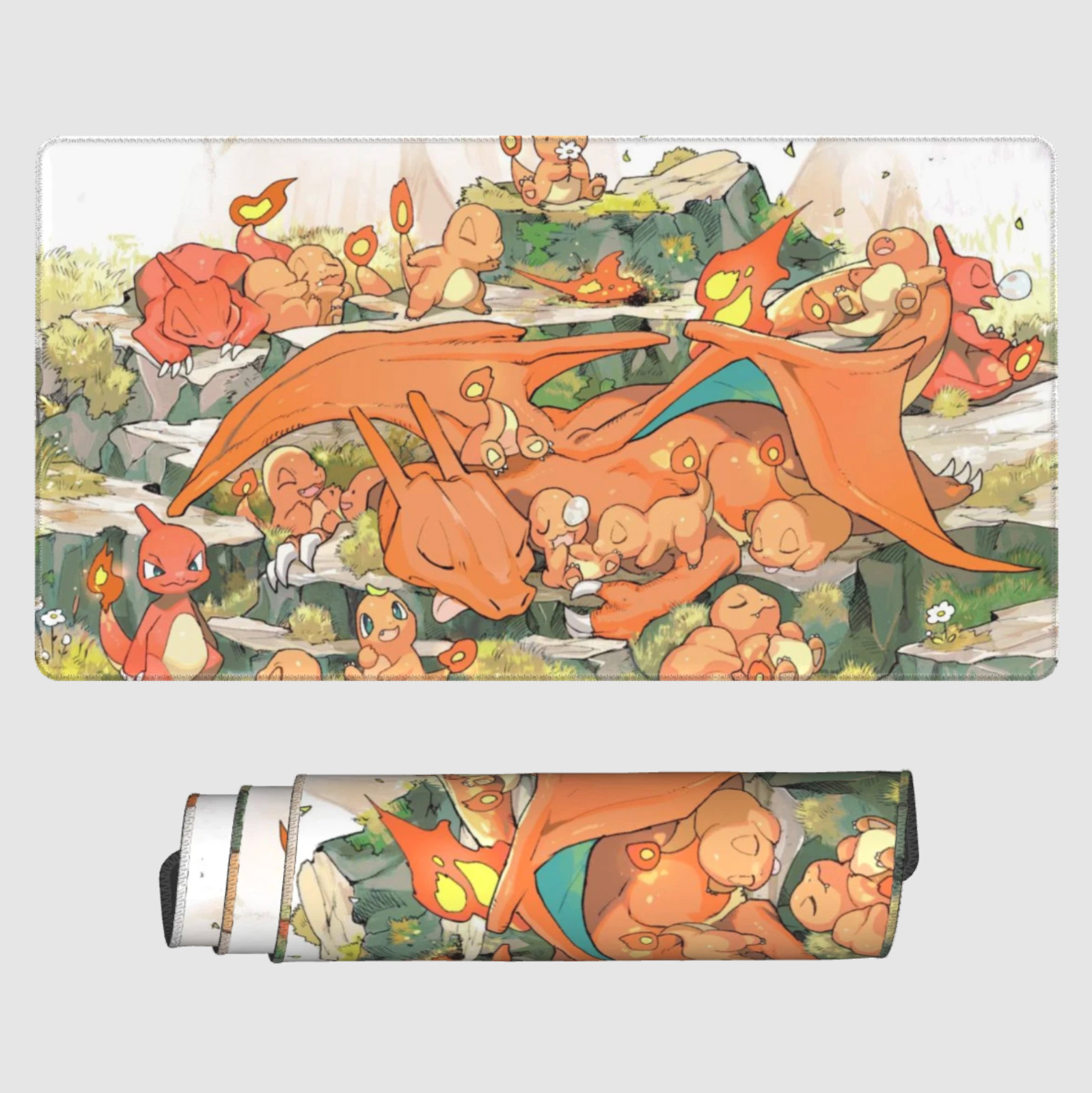 Charizard Board Game Pokemon Table Playmat Card Game TCG CCG Deskmat Mousepad