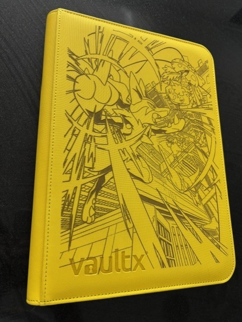 Vault X 9-Pocket Binder Pokemon Lucario Engraved 360 Card