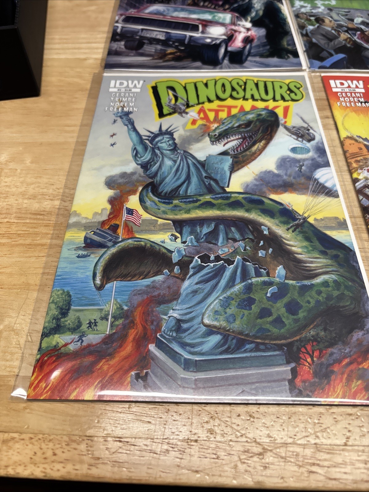 Dinosaurs Attack! Comic Run 1-5 Earl Norem Art 2013 IDW Beauties! Gemini Shipped