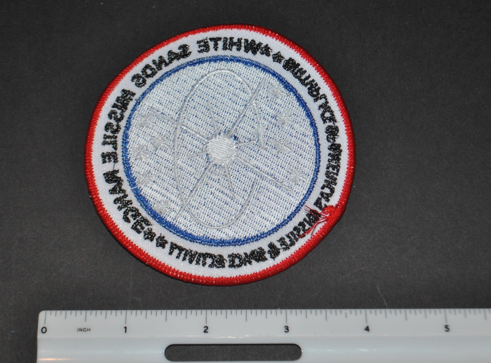 White Sands Missile Range Patch WSMR NEW MEXICO BRAND NEW 3.5″ DIAMETER