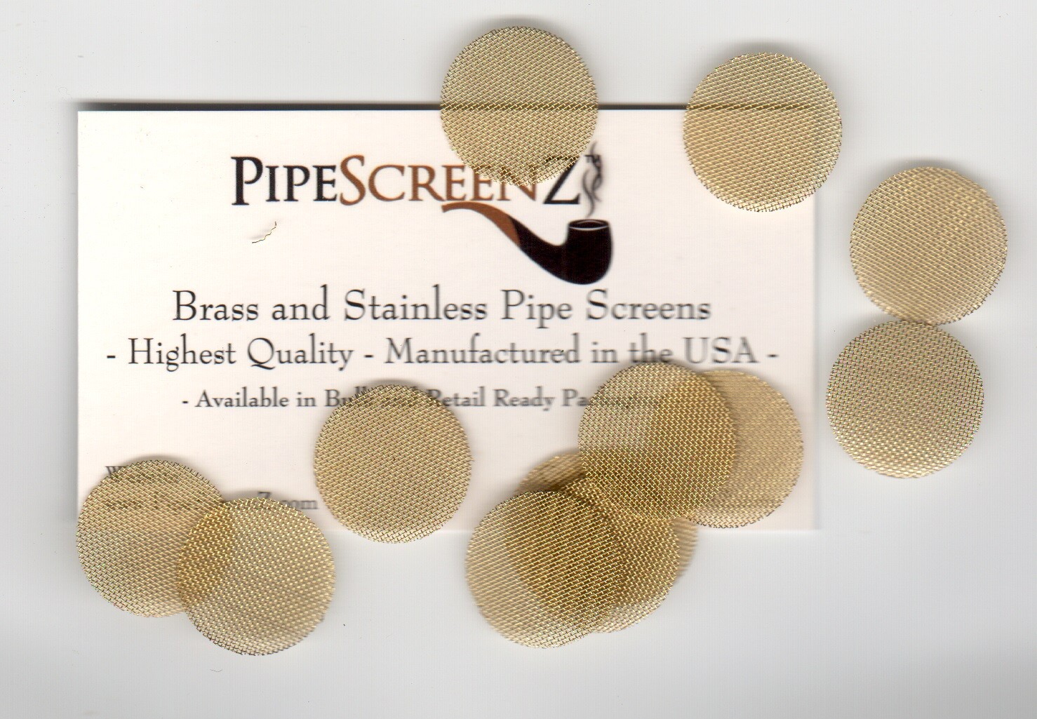 100+ Count BRASS (3/4″ .750″ 19mm) Pipe Screens PipeScreenZ™ – MADE IN THE USA!