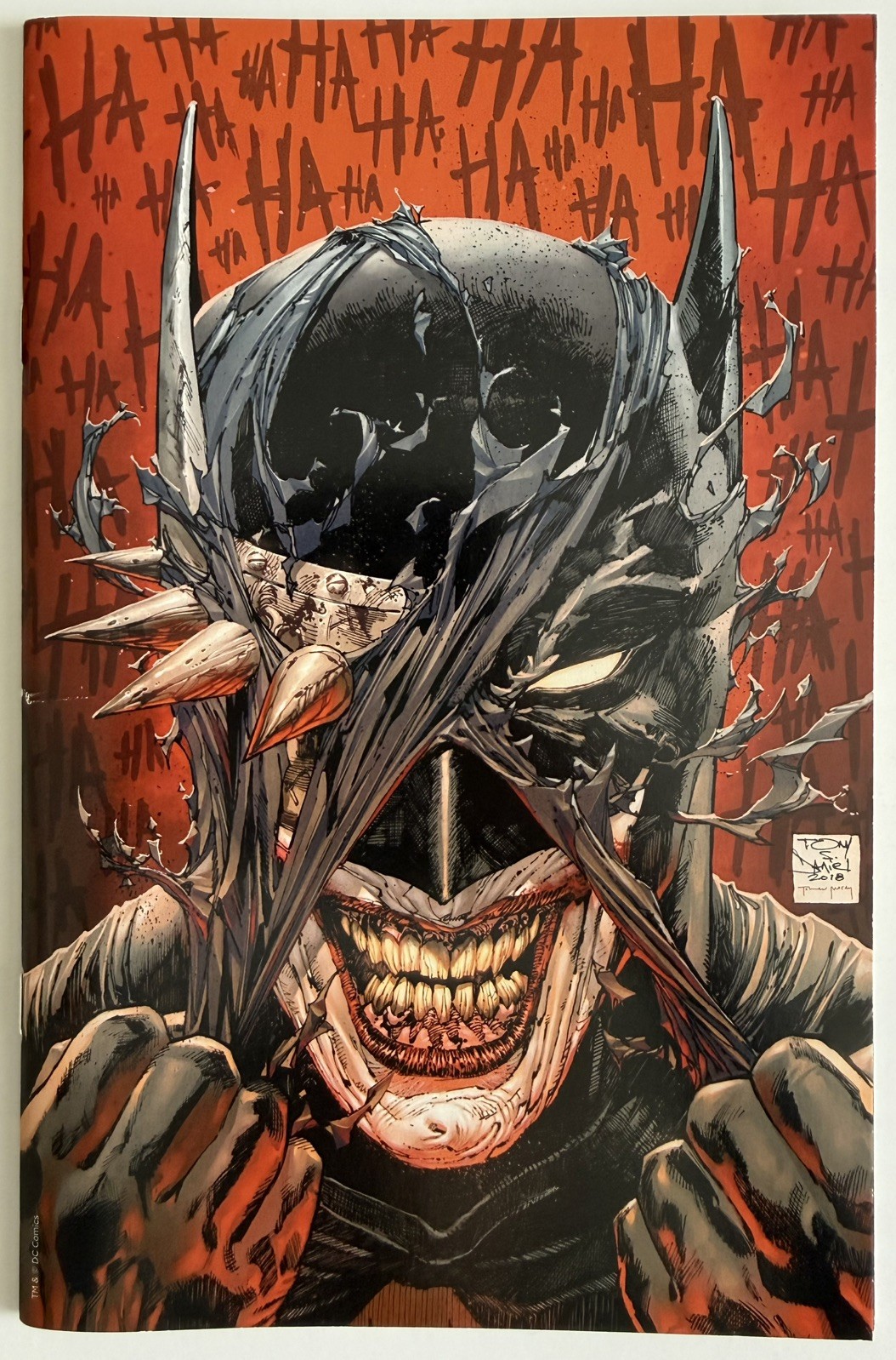 THE BATMAN WHO LAUGHS #1 (2018) Tony Daniel Torpedo Comics Virgin Variant