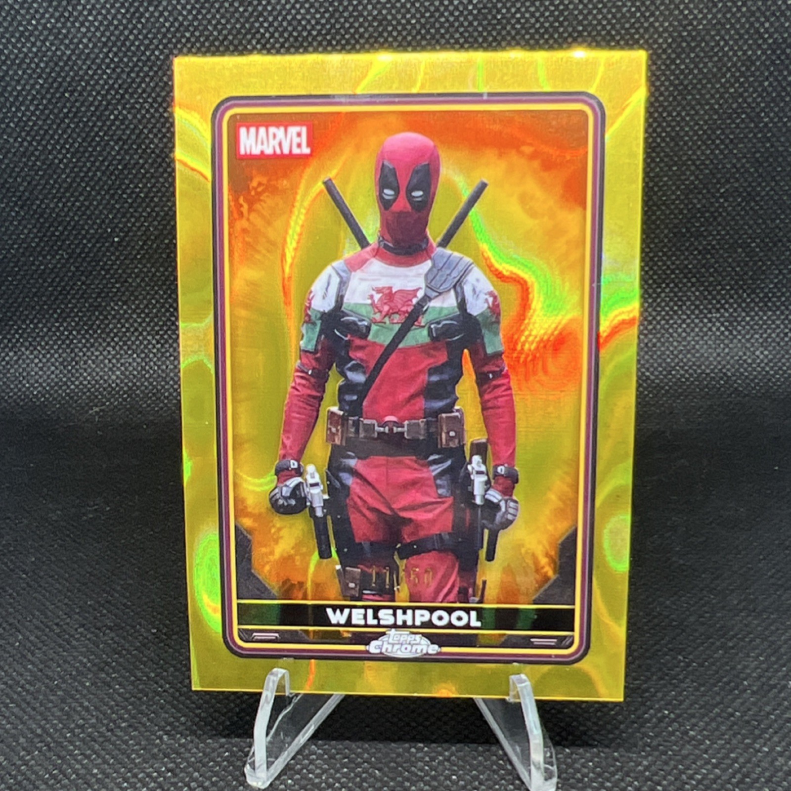 Topps Deadpool & Wolverine Welshpool Gold Parallel Serial #37 /50 Trading Card
