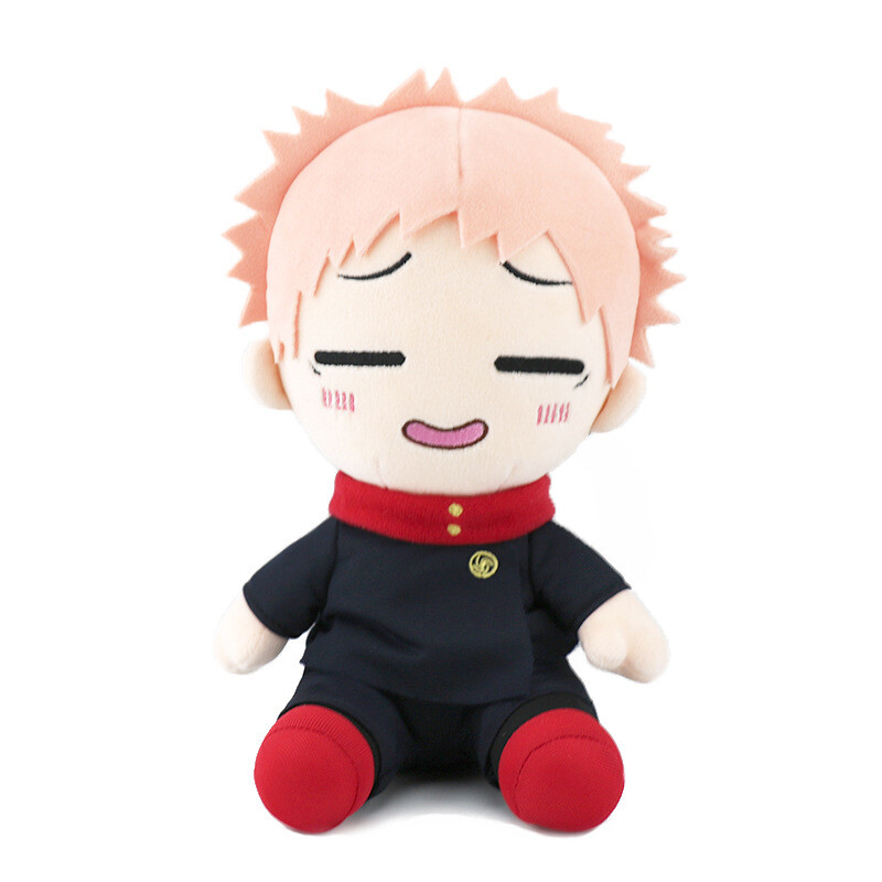 Jujutsu Kaisen Itadori Yuji Anime Original Toy Cosplay Plush Doll Student Gift