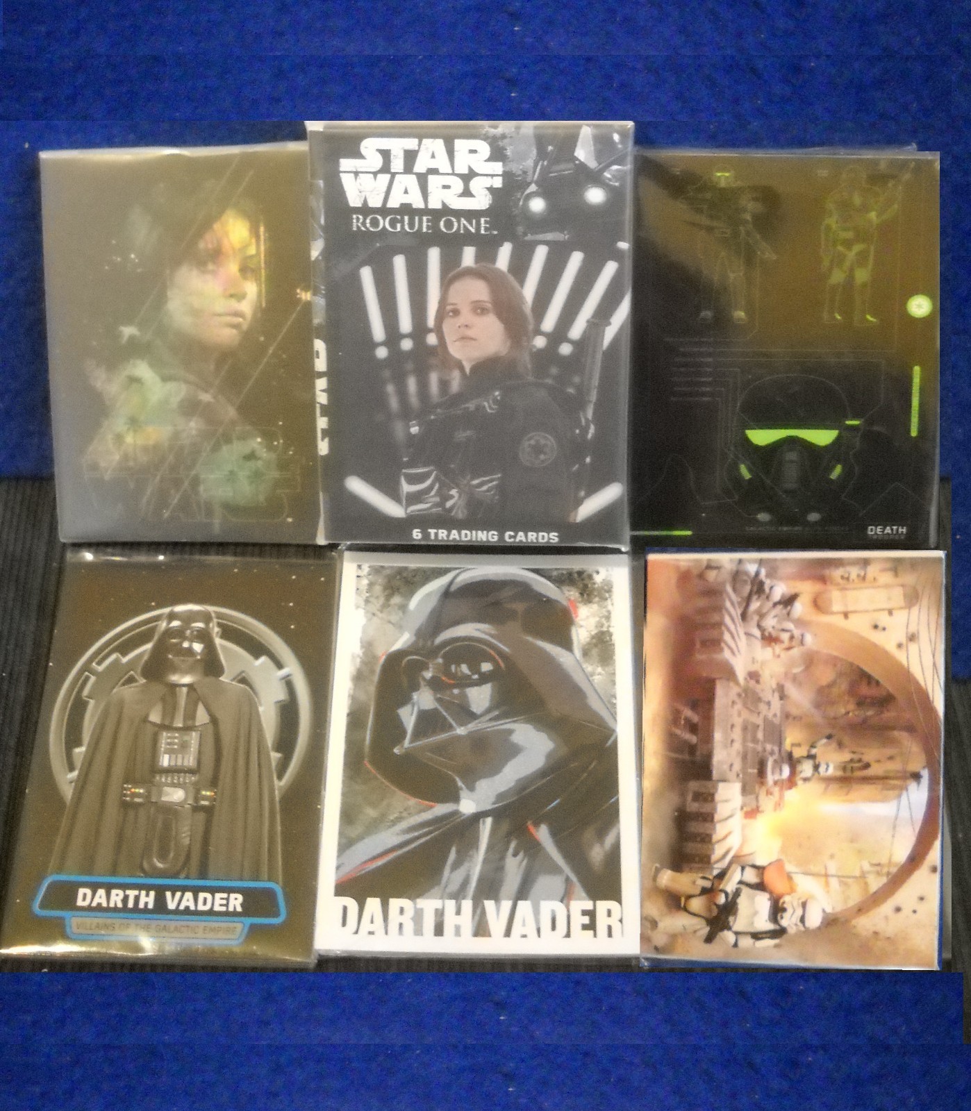2016 Topps Star Wars Rogue One Series 1 BASE SET & 5 insert sets + 2 wrappers