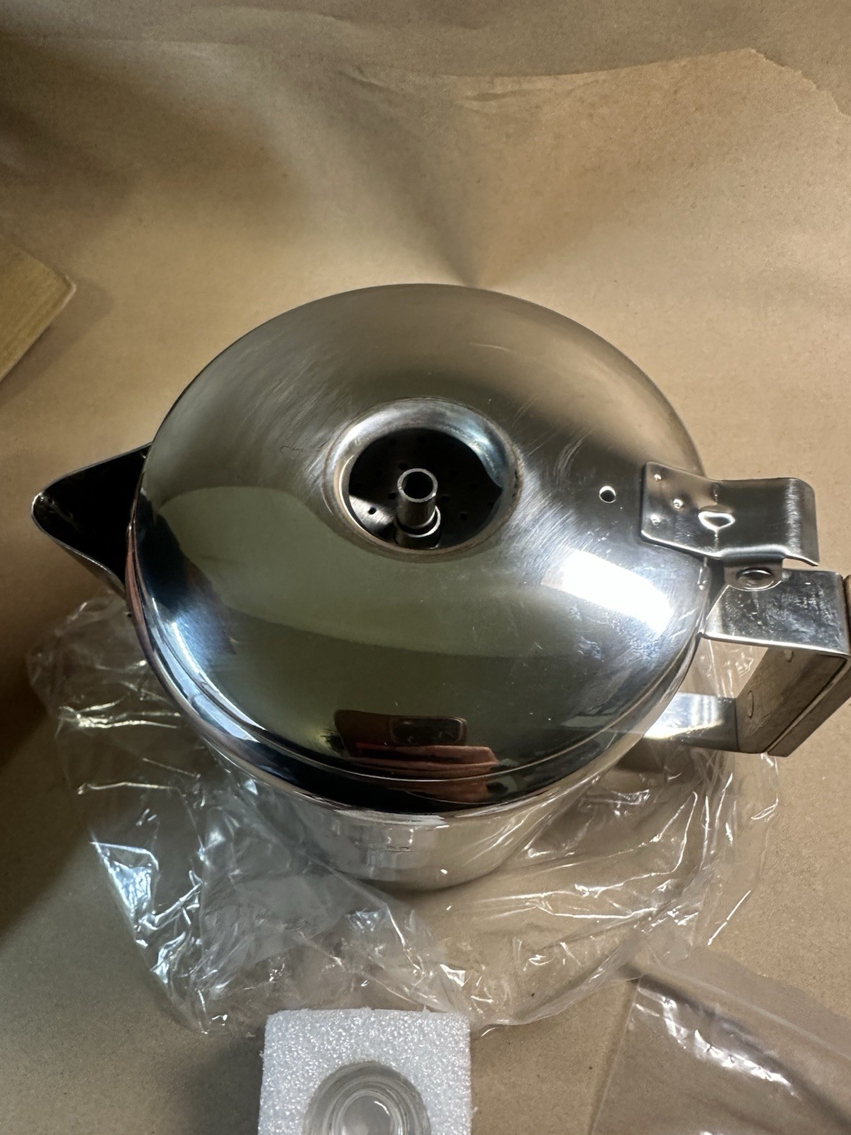 6-Cup Percolator Coffee Maker – Durable Stainless Steel for Camping & Home