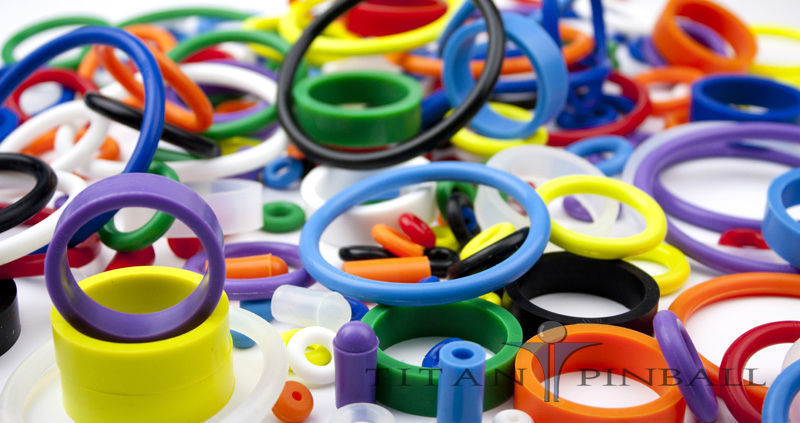Universal Pinball Machine Rubber Ring Kit – Titan Competition Silicone – GREEN