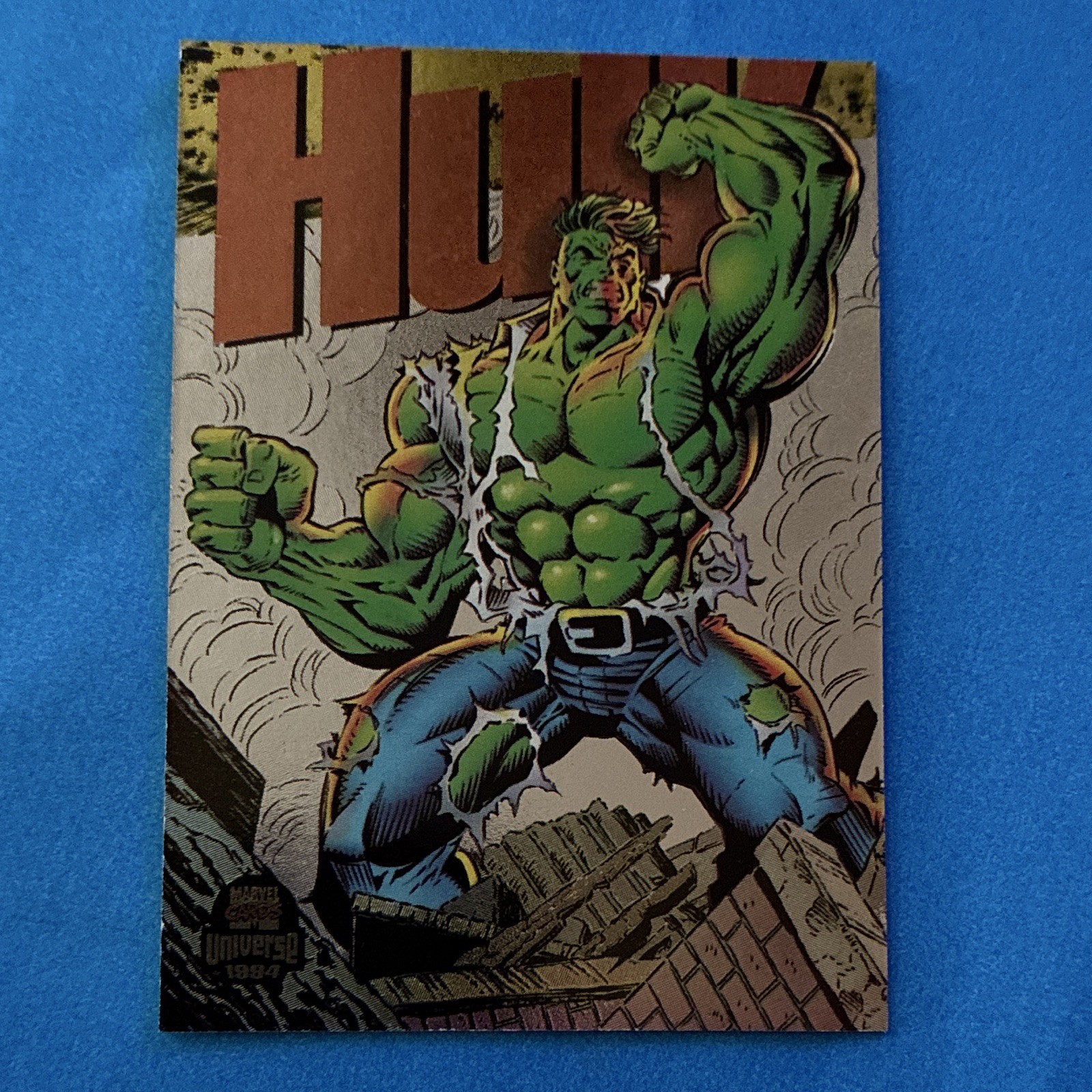 Fleer 1994 Marvel Cards Universe Hulk Power Blast Insert Limited Edition 5/9