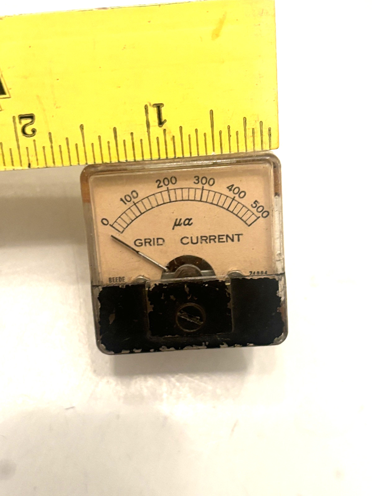 UA GRID CURRENT PANEL METER 0-500 FROM HAM RADIO ESTATE