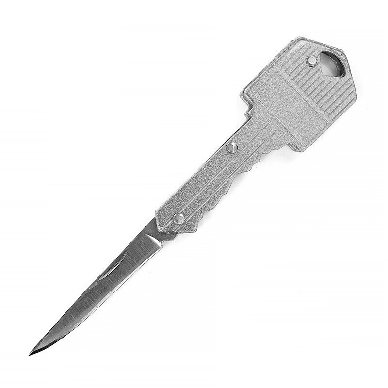6PCS Portable Pocket Knife Key Shape Mini Key Chain Survival Key Chain Knife