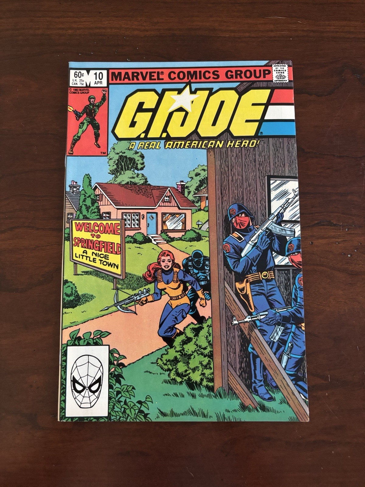 G.I.Joe #10 (Marvel, 1983) Introduction to Springfield | 1st Dr. Venom VF