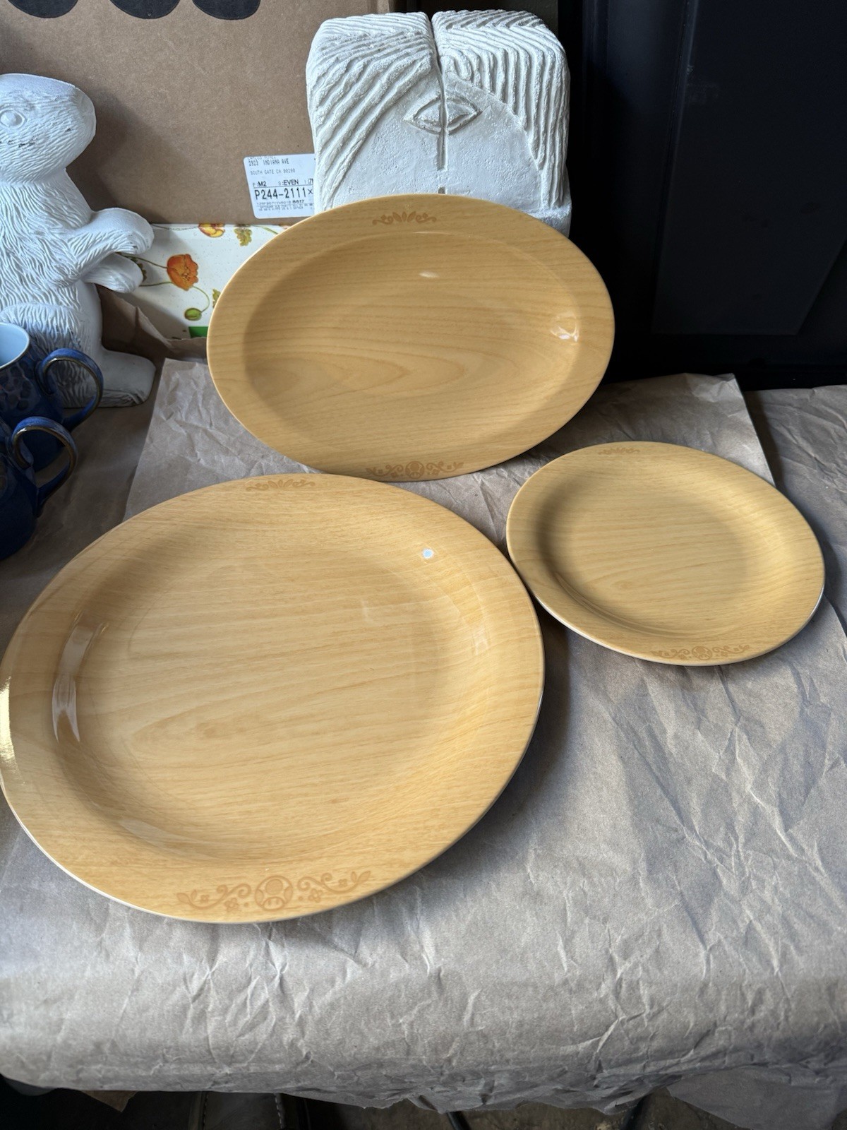 3 Super Nintendo World Universal Studios Toadstool Cafe Restaurant Plates 12” 10