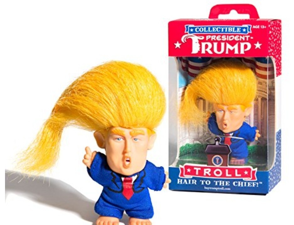 President Donald Trump Collectible Troll Doll – “Hair to The Chief” NIB 2017