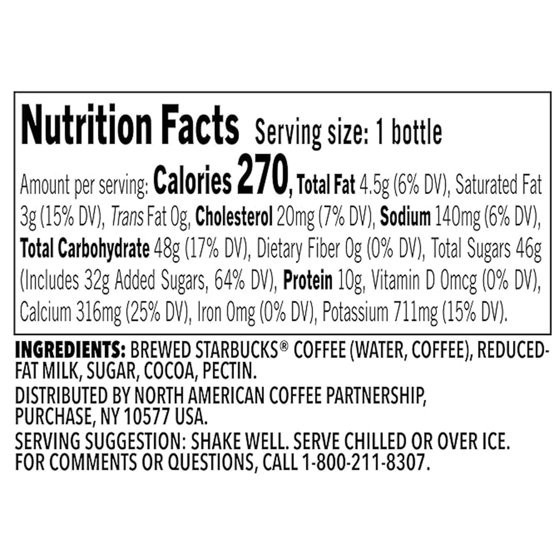 Starbucks Frappuccino Coffee Drink, Mocha Flavored, 13.7 fl oz Bottles – 12 pack