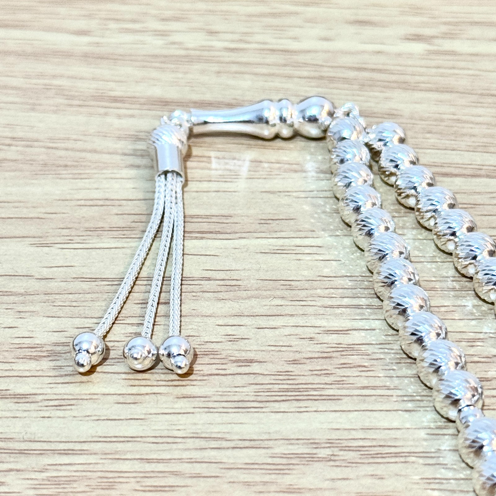 925 Sterling Silver, Islamic Prayer Beads, Islamic Misbaha Tesbih, Rosary Tasbih