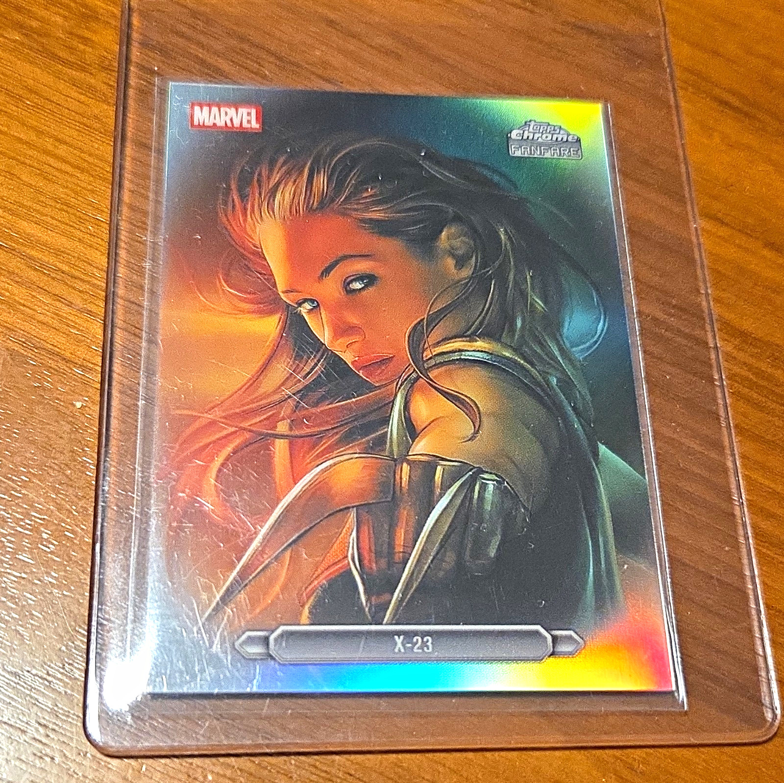 Topps 2026 Chrome Marvel Comics X-23 Fanfare FF-50 Insert Trading Card