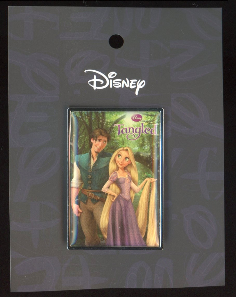 Disney Korea Exclusive Poster Series Tangled Rapunzel Flynn Pin