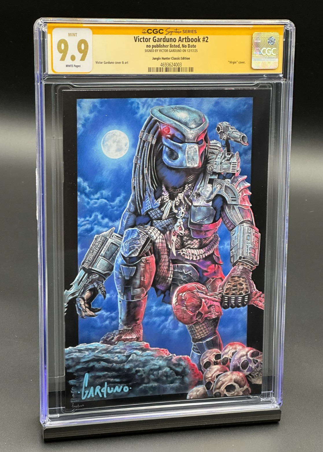 Victor Garduno Artbook #2 CGC 9.9 SS signed Predator Jungle Hunter – LTD 300