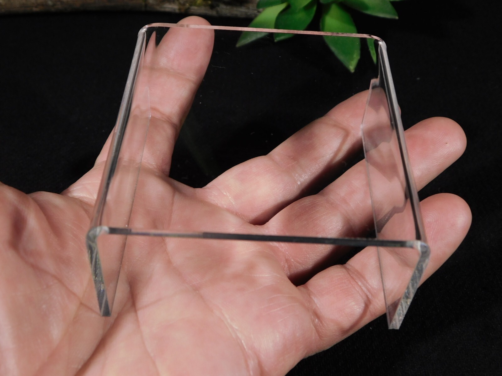 Display Stand Riser Type Short Small Size Clear Lucite